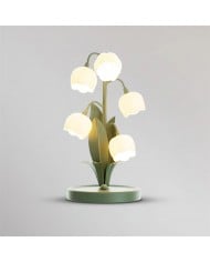 Lampe de table en céramique style nordique avec batterie intégrée HL1178