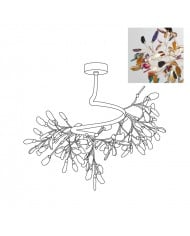 Italian Light Cloud Glass Chandelier HL1217
