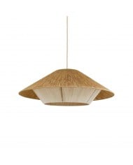 Retro hanglamp van gebarsten glas HL1253