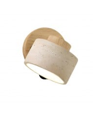 Nordic massief houten nachtkastje wandlamp HL1267