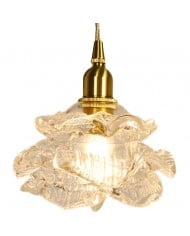 Lámpara colgante de platillo volador de metal medieval retro HL1239