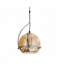 Lámpara colgante de doble cristal - Diseño moderno de botella para cocina HL1317