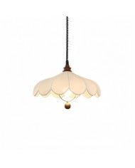 Lámpara colgante de metal con forma de cuenco - Lámpara de globo de colores para dormitorio HL1319