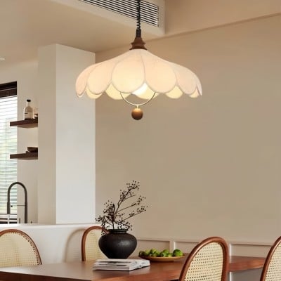 Fabric Flower Pendant Light - French Petal Design for Aisle HL1320