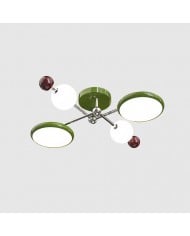 Plafonnier encastré Lightail - Verre irisé avec base en laiton HL1367