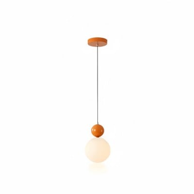 Kleurrijke glazen bolvormige hanglamp - Nordic Globe Lamp voor bar HL1331