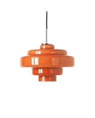 Art Deco Glass Pendant Light - Bauhaus Donut Colorful Design HL1334