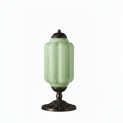 Eloise Vintage Glass Led Pumpkin Table Lamp HL931 Eloise Vintage Glass Led Pumpkin Table Lamp HL931