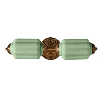 Eloise Pumkin Glass Vanity Sconce HL952 Eloise Pumkin Glass Vanity Sconce HL952
