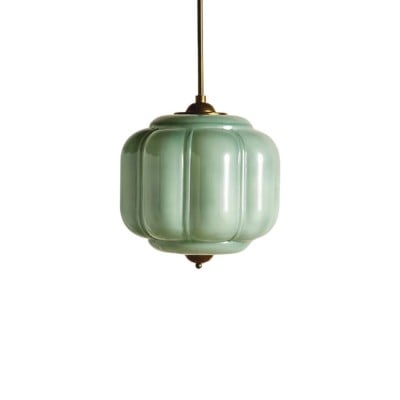Vintage Eloise Milk Glass Pendant Lamp - Ribbed Glass Flush Mount Chandelier HL1091 Vintage Eloise Milk Glass Pendant Lamp - Ribbed Glass Flush Mount Chandelier HL1091