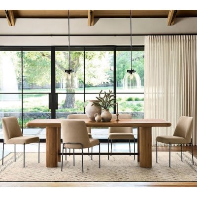 Suspension Auria en métal et laiton - Finition vintage avec abat-jour en verre HL1546