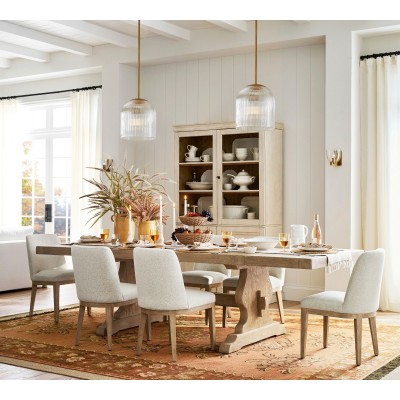 Suspension Bravira en verre strié - Élégante lampe pour îlot de cuisine HL1551