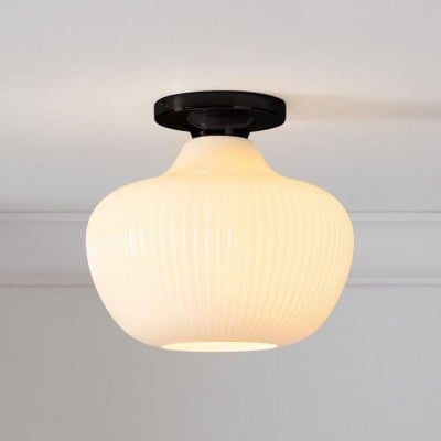 Rivrona Glazen Plafondlamp - Modern Champagne Globe Design HL1623
