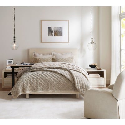 Suspension en verre Lawson - Verre recyclé et laiteux avec accents bronze HL1534