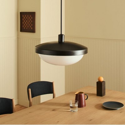 Suspension Globe Rolvona - Lampe suspendue ovale moderne HL1467