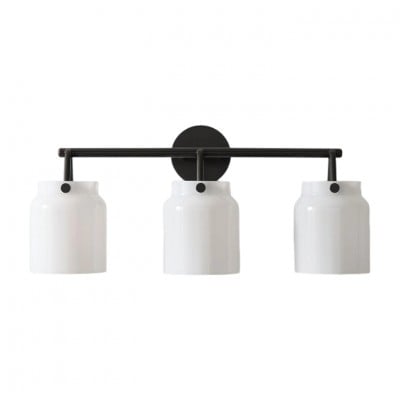 Hanton Modern 3-Light Wall Sconce - Metal Bathroom Fixture HL1597 Hanton Modern 3-Light Wall Sconce - Metal Bathroom Fixture HL1597