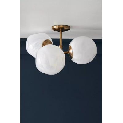 Pawrior Ball Flush Mount - Moderne glazen plafondlamp HL1384