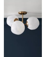 Pawrior Ball Flush Mount - Moderne glazen plafondlamp HL1384
