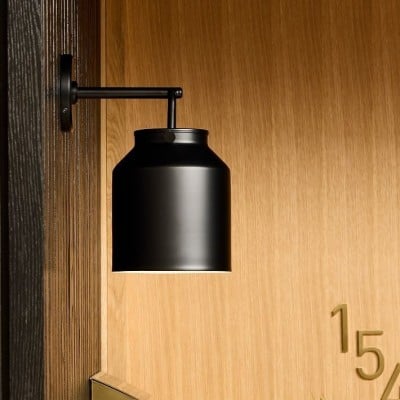 Hanton Minimalist Outdoor Wall Light - Matte Metal Industrial Sconce for Modern Spaces HL1616 Hanton Minimalist Outdoor Wall Light - Matte Metal Industrial Sconce for Modern Spaces HL1616