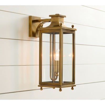 Yolvira Outdoor Wall Light Sconce - Versatile Metal Lantern HL1435 Yolvira Outdoor Wall Light Sconce - Versatile Metal Lantern HL1435
