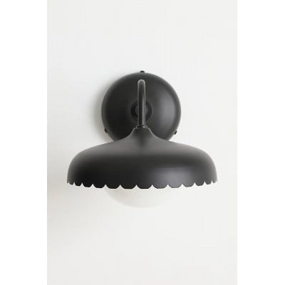 Applique murale d'extérieur Rayla – Design moderne en métal à bord festonné pour porche HL1386