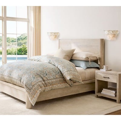 Applique murale Sevra à disque en verre en cascade - Éclairage en métal finition laiton vintage HL1586