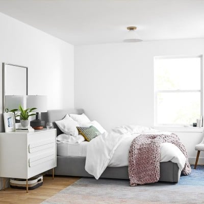 Plafonnier en verre Conica Cone Flush Mount pour espaces modernes HL1612