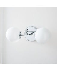 Applique murale d'intérieur et d'extérieur en verre cannelé Rivora - Applique murale moderne pour la décoration intérieure