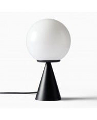 Ulvara Modern Bordlampa - Glaskula och Avsmalnande Fot för Sovrum Glow HL1470