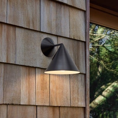 Brivana Outdoor Sconce - Modern Metal Wall Light HL1614 Brivana Outdoor Sconce - Modern Metal Wall Light HL1614