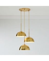 Suspension Lumivelle Pebble - Abat-jour en verre réglable - Éclairage moderne HL1504