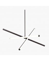 Olvara Rattan Bubble Flush Mount - Chique plafondlamp voor thuis HL1458