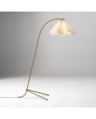 Brina golvlampa i glas med flera ljuskällor - Modern stående lampa med elegans HL1598