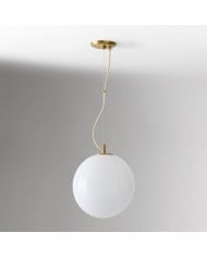 Talvior Faceted Pendant Light – Adjustable Glass Light Fixture HL1475