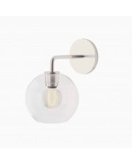 Orovia Strakke Wandlamp – Keramiek & Metaal Champagne Messing HL1461