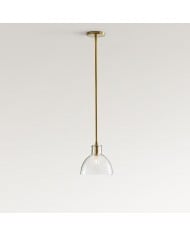 Ferrix Modern Outdoor Lantern Iron Pendant Lamp - Industial Glass Lighting Design HL1545