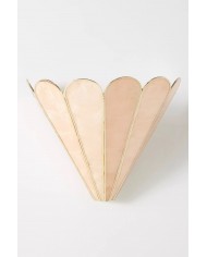 Applique da parete moderna Pawrior con sfera in vetro organico - Applique da parete con design a nuvola nordica HL1374