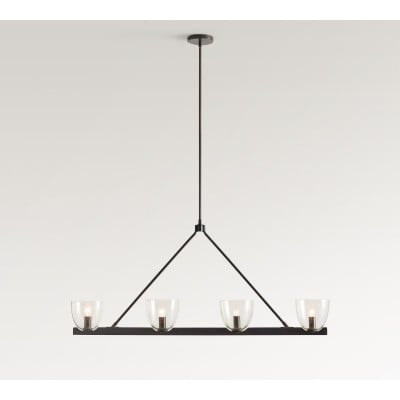 Auria Munblåst Glasmetallkrona - Modern Mässingsdesign HL1547