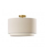 Ferrix Minimalistisch Iron Flush Mount Ceiling Light - Modern Outdoor Glass Ceiling Lamp HL1544