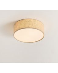 Lampada da soffitto Forvara Farmhouse in metallo con montaggio a filo - Lampada da soffitto nera o bianca HL1550