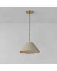 Suspension en verre cannelé Rivora – Abat-jour côtelé moderne HL1564