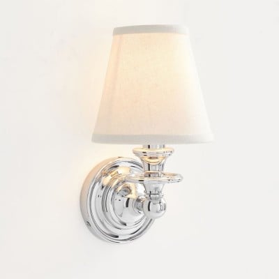 Kalvora Fabric Shade Wall Sconce - Stylish Accent Lighting for Bedroom & Hallway HL1424