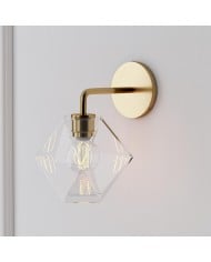 Selvion Artistieke Globe Wandlamp - Handgemaakte Glazen Sculptuur Wandlamp HL1462