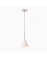 Calvor porseleinen hanglamp – ivoorkleurige kap met champagnebronzen accenten HL1611