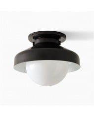 Plafonnier en verre Conica Cone Flush Mount pour espaces modernes HL1612