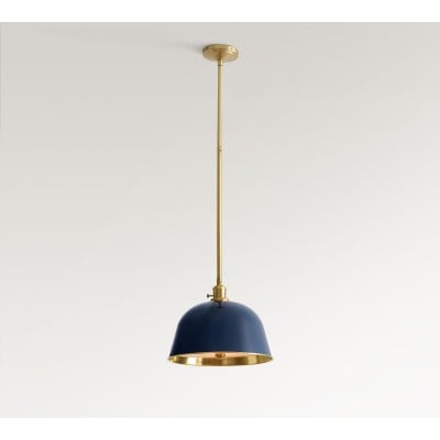 Forvara Metal Pole Pendant Light - Bell Diffuser Design for Kitchen Islands HL1563 Forvara Metal Pole Pendant Light - Bell Diffuser Design for Kitchen Islands HL1563
