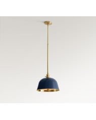 Suspension Bravira en verre strié - Élégante lampe pour îlot de cuisine HL1551