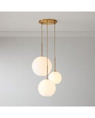 Rivora gecanneleerde glazen kroonluchter - elegant geribbeld en duurzaam ontwerp HL1555