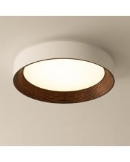 Elumina Silk Halvinfälld - Modern Tyg Taklampa HL1391