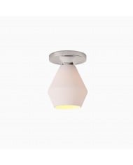Voro Minimalistische Chromen Lichtstaven - LED Semi-Flush Mount Plafondlamp HL1455